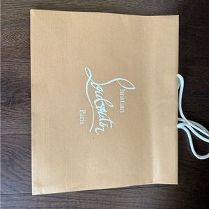 Christian Louboutin Tan Shopping Bag